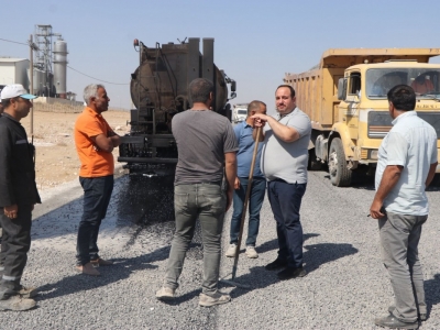 Viranşehir OSB'de Yol Çalışmaları Sürüyor