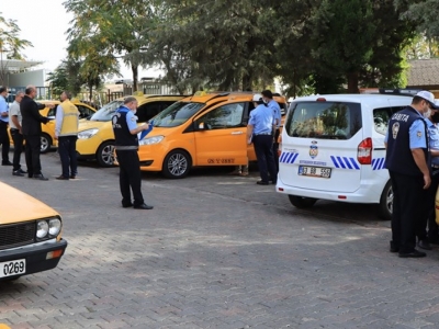 Urfa’da Ticari Taksiler Denetlendi