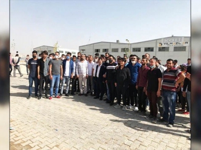 Urfa’da O Fabrikanın İşçileri Eylem Başlattı