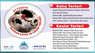 Eyyübiye’de Kurban Satış ve Kesim Yerleri Belirlendi