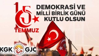 KGK: Demokrasi şehitlerimizi rahmet ve saygıyla anıyoruz