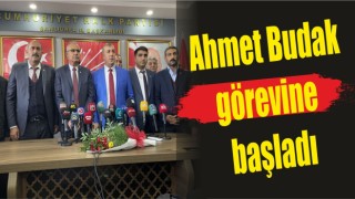 CHP Şanlıurfa İl Başkanlığına atanan Ahmet Budak görevine başladı