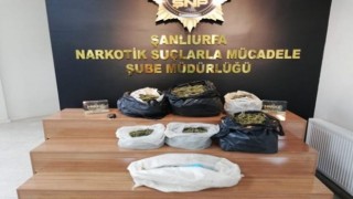 Urfa'da 9 kilo 150 gram esrar ele geçirildi