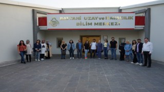 Karaköprü’de öğretmenler bilim merkezini gezdi