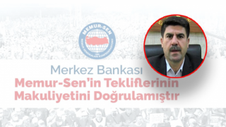 Coşkun: ‘MB Tahminleri Tekliflerimizin Makuliyetini Doğrulamıştır’