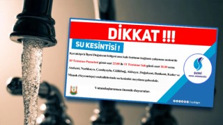 Dikkat Sular Kesilecek!