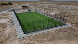 Eyyübiye’de üç kırsal mahalle daha halı sahaya kavuştu