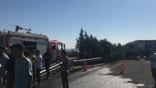 Kazanın Ardından Yol Trafiğe kapandı