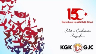 KGK'dan 15 Temmuz Mesajı