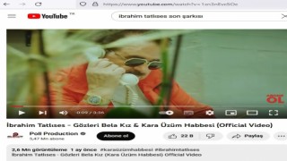 Tatlısesin Son Klibi Youtube'de