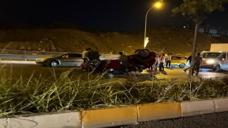 Diyarbakır Yolu Üzerinde Kaza! Takla Attı