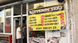 Urfalı işletme kebabı euro ile satmaya başladı