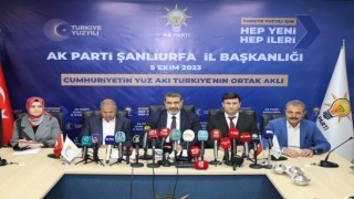 AK Parti Urfa’dan Olağanüstü Büyük Kongre öncesi basın açıklaması