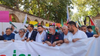 Urfa’da Filistin’e destek yürüyüşü