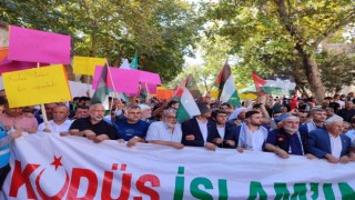 Urfa’da Filistin’e destek yürüyüşü (EK)