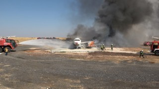 Şanlıurfa’da uçak kazası tatbikatı!