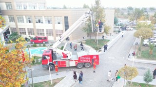 Şanlıurfa’da hastanede yangın tatbikatı!