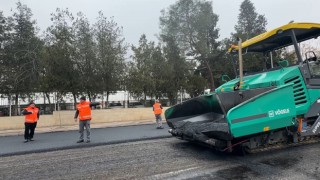 Büyükşehir’den Emniyet Caddesi’nde sıcak asfalt çalışması