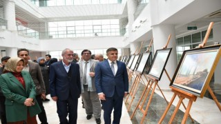 Şanlıurfa’da ressam-emekli öğretmenin sergisi açıldı