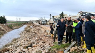 Vali Şıldak, taşkın olaylarından etkilenen kırsal bölgeleri inceledi