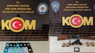 Viranşehir’de asayiş operasyonu: Kaçak telefon, silah ve uyuşturucu ele geçirildi