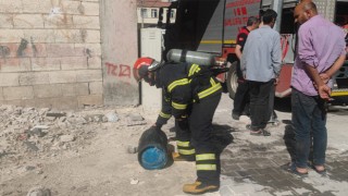 Eyyübiye’de çıkan yangın itfaiye ekipleri tarafından söndürüldü