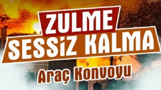 Şanlıurfa’da Gazze’ye destek konvoyu!