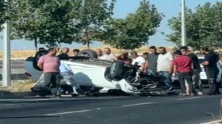 Şanlıurfa’da otomobil takla attı, 1 yaralı