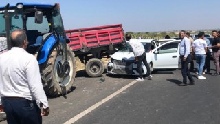 Ceylanpınar’da trafik kazası: 1 yaralı