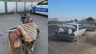 Şanlıurfa’da motosiklet ve yük taşıyan araçlar denetlendi