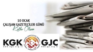 “10 Ocak, Gazeteciler için dayanışma günüdür”