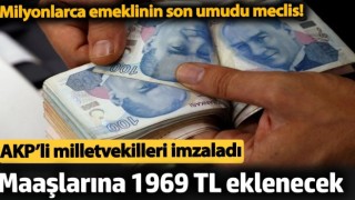 En Düşük Emekli Maaşına 1969 TL Zam!