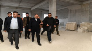 Vali Şıldak, Yeni Hükümet Konaklarında İncelemelerde Bulundu