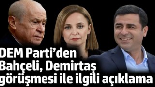 DEM Parti’den Bahçeli-Demirtaş Görüşmesiyle İlgili Açıklama